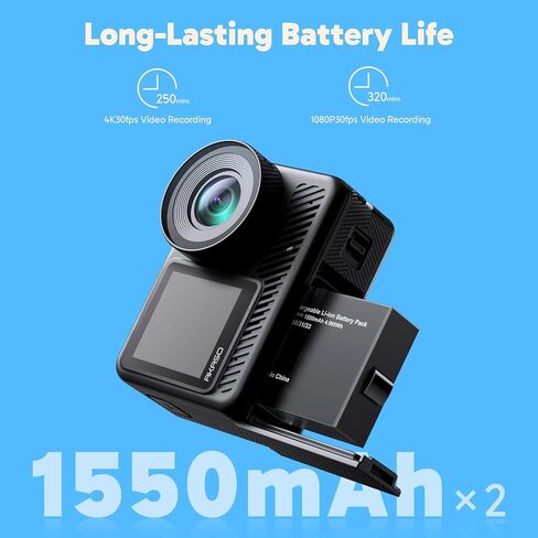 AKASO Brave 8 Lite 4K60 Action Camera with Waterproof Case Bundle in Kuwait