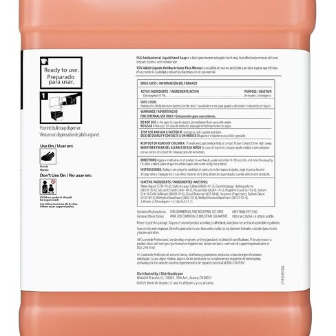 COASTWIDE Professional Antibacterial Liquid Hand Soap, 1 Gal., Fresh Scent, 4/Carton in Kuwait