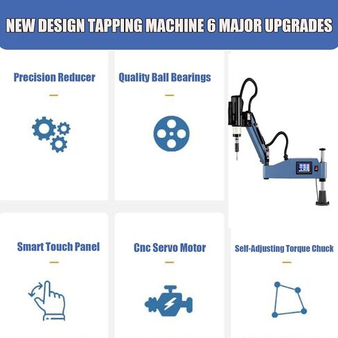 Electric Tapping Machine,360° Universal Tapping Machine Tapping Arm,for Machinery Manufacturing,Mould Machinery and Other Industries in Kuwait