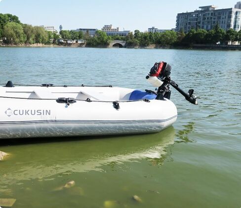4 Stroke Small Outboard Motor 4 hp Outboard Boat Motor for Inflatable, Kayak, Dinghy, Canoe, Jon Boat Small Boat, With Short Shaft in Saudi Arabia