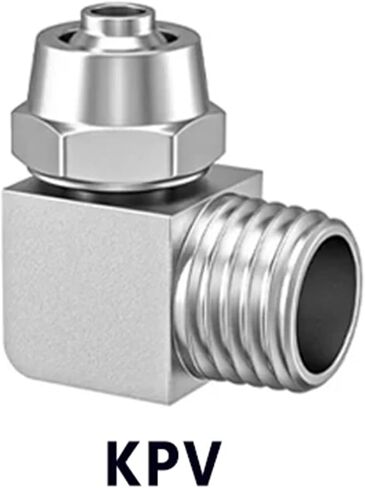 KPV Pneumatic Fast Tightening Joint Pipe PU Hose 4 6 8 10 12 Mm Thread 1/8" 3/8" 1/2" 1/4" Brass 1Pcs(6mm,1/2") in Kuwait