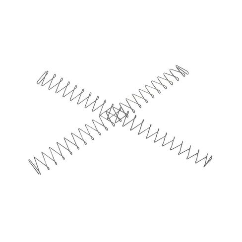 2-10 قطعة سلك زنبركي مربع قطر 0.8-1.2 مللي متر زنبرك ضغط مستطيل (FW-BH1.0x12x25x150,2 قطعة) in Kuwait