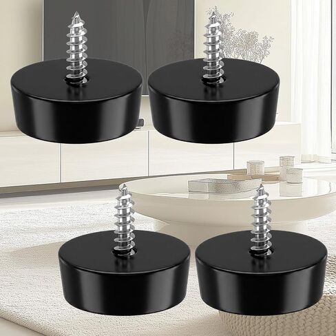 4 Pack Heavy-Duty Rubber Feet for Cutting Board with Screws, Cutting Board Rubber Feet for Speakers, Subwoofer, Guitar Amps, Furniture, Turntables in Kuwait