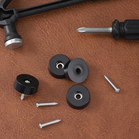 4 Pack Heavy-Duty Rubber Feet for Cutting Board with Screws, Cutting Board Rubber Feet for Speakers, Subwoofer, Guitar Amps, Furniture, Turntables in Kuwait