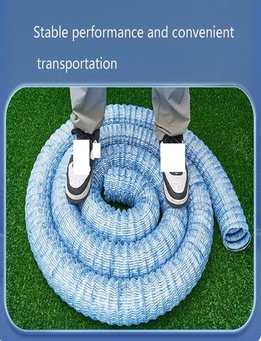 Flexible Underground Drainage Tube, French Drain Pipe for Garden and Lawn 5cm 8cm 10cm Diameter 1-10m Length(8x400cm/3x157.5in) in Saudi Arabia