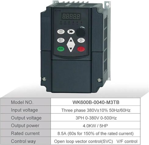 Frequency Converter for Motor 380V 4KW/5.5KW 3 Phase Input and Three Output 50hz/60hz AC Drive VFD Frequency Inverter in Kuwait