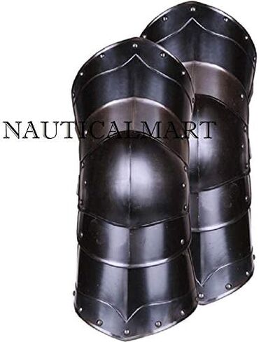 NauticalMart Medieval Blackened Leg Armor 15th Century Armor Costume in Kuwait