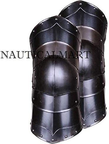 NauticalMart Medieval Blackened Leg Armor 15th Century Armor Costume in Kuwait