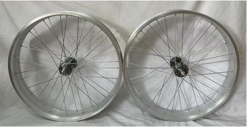 26" x 4 Fat Tire Bike Rim/Bicycle Wheel Set Heavy Duty 12 Gauge Spokes Wheel & 22T Single and Rotary Flywheel 7/8/9s Bicycle Rim Beach Cruiser Bike (Disc Brake) in Kuwait
