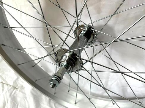 26" x 4 Fat Tire Bike Rim/Bicycle Wheel Set Heavy Duty 12 Gauge Spokes Wheel & 22T Single and Rotary Flywheel 7/8/9s Bicycle Rim Beach Cruiser Bike (Disc Brake) in Kuwait