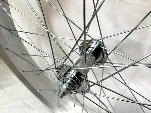 26" x 4 Fat Tire Bike Rim/Bicycle Wheel Set Heavy Duty 12 Gauge Spokes Wheel & 22T Single and Rotary Flywheel 7/8/9s Bicycle Rim Beach Cruiser Bike (Disc Brake) in Kuwait