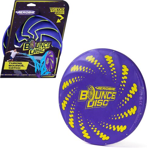 Aerobie Bounce Disc, Throwing Disc Toy for Kids, Backyard Toys, Outdoor Games for Adults & Family, Ages 5 & Up in Kuwait