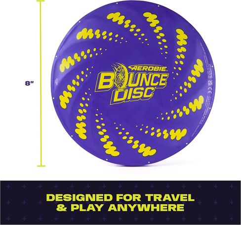 Aerobie Bounce Disc, Throwing Disc Toy for Kids, Backyard Toys, Outdoor Games for Adults & Family, Ages 5 & Up in Kuwait