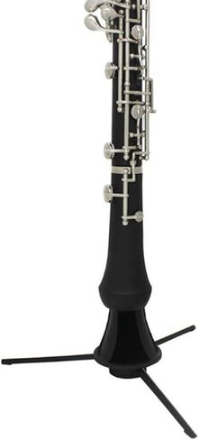Portable Folding Clarinet and Oboe Stand Triangle Holder Black Musical Instrument Rest Rack for Woodwind Players in Kuwait