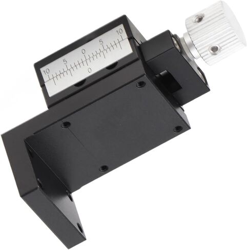 Z Axes Linear Stage Manual Twist Fine Tune Platform, Dovetail Sliding Table ZFES25 25x25mm, High Accurate Gear Handle Control, Aluminum Alloy Material, for Optical and Measuring in Kuwait