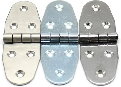 Circular Silent Hinge Cabinet Accessories for Folding Flat Pages with Load-Bearing Capacity 1Pcs(Iron) in Kuwait