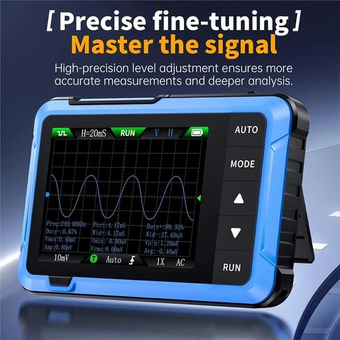 DSO510 10MHz جهاز صغير محمول باليد ملتقط الذبذبات الرقمي الذكي متعدد الوظائف مولد إشارة 2 في 1 48 عينات عملاقة/ثانية معدل أخذ العينات in Kuwait