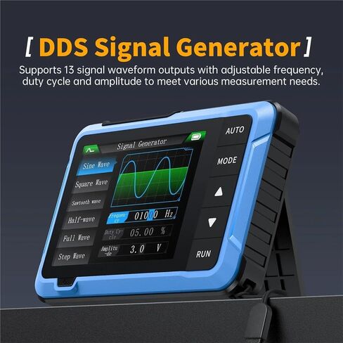 DSO510 10MHz جهاز صغير محمول باليد ملتقط الذبذبات الرقمي الذكي متعدد الوظائف مولد إشارة 2 في 1 48 عينات عملاقة/ثانية معدل أخذ العينات in Kuwait
