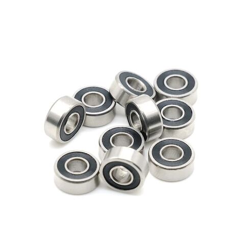 MR104RS Bearing 10PCS 4x10x4 mm ABEC-7 Hobby Electric RC Car Truck MR104 RS 2RS Ball Bearings MR104-2RS Black Sealed in Kuwait