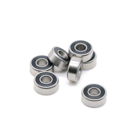 MR104RS Bearing 10PCS 4x10x4 mm ABEC-7 Hobby Electric RC Car Truck MR104 RS 2RS Ball Bearings MR104-2RS Black Sealed in Kuwait