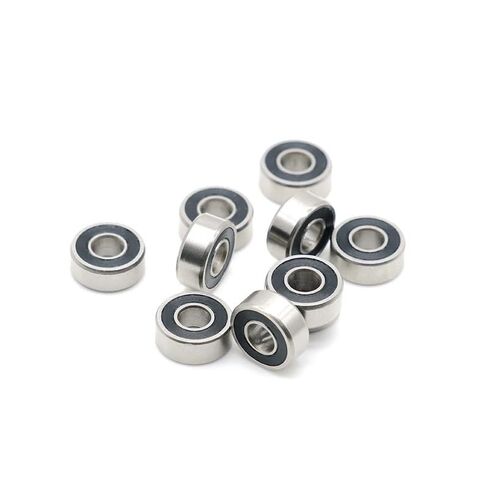 MR104RS Bearing 10PCS 4x10x4 mm ABEC-7 Hobby Electric RC Car Truck MR104 RS 2RS Ball Bearings MR104-2RS Black Sealed in Kuwait