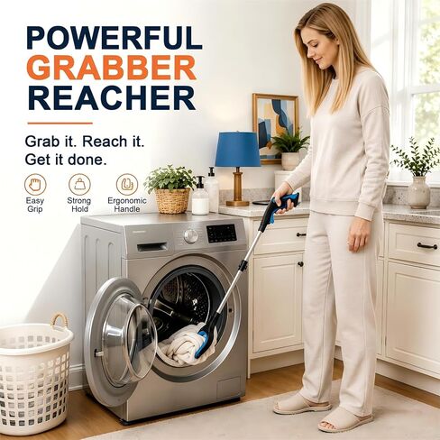 عبوتان من أداة Grabber Reacher مقاس 32 بوصة، أداة التقاط من LEGENDONE قابلة للطي لكبار السن، مقبض علوي عالي التحمل، منتقي قمامة بمخلب عريض 4 بوصات، قبضة قوية | مغناطيس قوي| رأس دوار 360 درجة in Kuwait