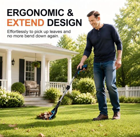 عبوتان من أداة Grabber Reacher مقاس 32 بوصة، أداة التقاط من LEGENDONE قابلة للطي لكبار السن، مقبض علوي عالي التحمل، منتقي قمامة بمخلب عريض 4 بوصات، قبضة قوية | مغناطيس قوي| رأس دوار 360 درجة in Kuwait