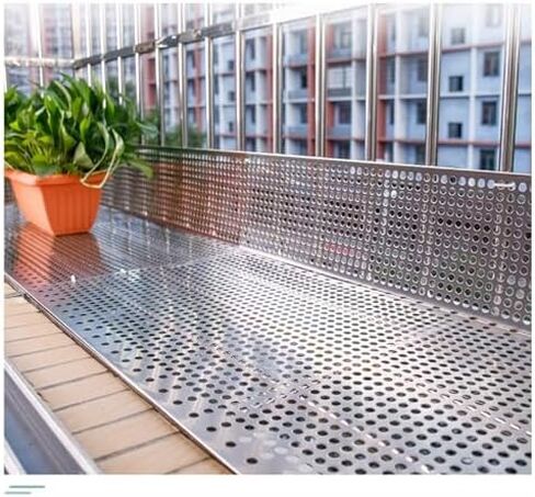 Stainless Steel Perforated Plate,Stainless Steel Perforated Plate 0.8mm Thick, Durable Metal Sheets for Leak-Proof Applications, Versatile Perforated Steel Sheet (69x10) for DIY & Industrial in Kuwait