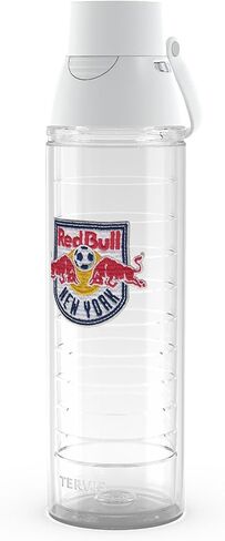 Tervis Venture Lite MLS New York Red Bulls - Primary Logo Made in USA Double Walled Insulated Tumbler Travel Cup Keeps Drinks Cold & Hot, 24oz Water Bottle, Classic in Kuwait