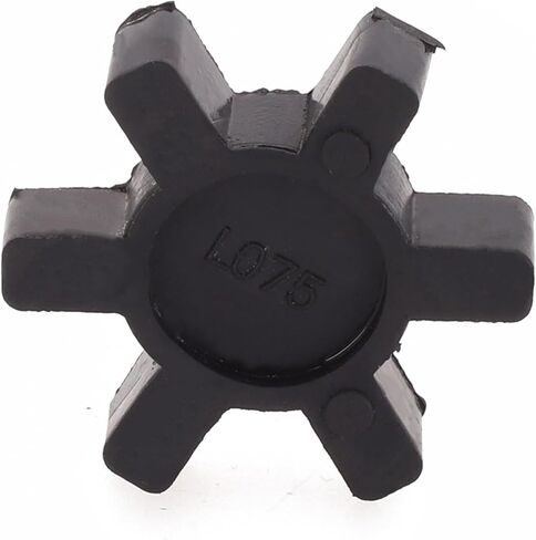 Urethane Jaw Coupler Insert Model, L75 44mm Black Flexible Coupling Part for Machinery Conveyor Pumps in Kuwait