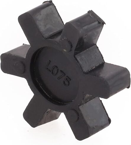 Urethane Jaw Coupler Insert Model, L75 44mm Black Flexible Coupling Part for Machinery Conveyor Pumps in Kuwait