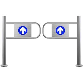 Expandable Metal Barricade Mobile Safety Barrier Gate Retractable Traffic Fence with Casters Adjustable Fence Temporary Gate,Spring-Loaded Safety Swing Gate - Commercial Entrance Door for Su in Kuwait