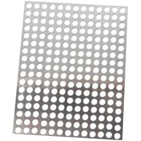 Stainless Steel Perforated Plate,304 Stainless Steel Perforated Plate, 1mm Thick Metal Sheets for Leak-Proof Window Pads, Durable Perforated Stainless Steel Sheets with Ties & Gloves, 93x122 in Kuwait