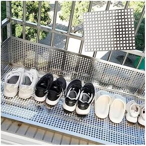 Stainless Steel Perforated Plate,304 Stainless Steel Perforated Plate - Durable Metal Sheets for Balcony Protection & Anti-Theft Windows (68x122cm) - Versatile & Corrosion-Resistant Design in Kuwait