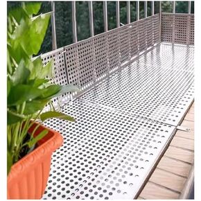 Stainless Steel Perforated Plate,304 Stainless Steel Perforated Plate, 0.8mm Thick Metal Sheet, Durable Perforated Metal Sheets, Ideal for DIY Projects, 45x100x15cm, Corrosion-Resistant Desi in Kuwait