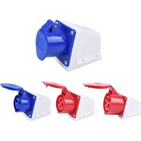 IP44 16A / 32A التوصيل الصناعي والمقبس موصل مقاوم للماء 3PIN 4PIN 5PIN توصيل كهربائي على الحائط (مقرنة، 16A-4P) in Kuwait