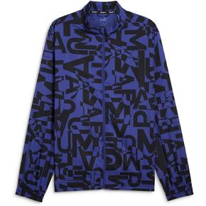 جاكيت PUMA رجالي Energy All Over Print ملابس رياضية كاجوال - أزرق in Kuwait