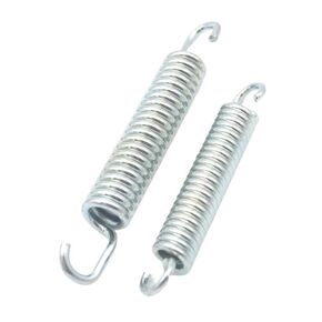 Extension Spring, 2PCS Wire 2.8/3.3mm Heavy Duty Galvanized Spring Steel Tension Motorcycle Accessories Exstension with Hook in Saudi Arabia