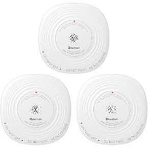 Heiman Smoke and Carbon Monoxide Detector 10-Year Sealed Battery, 3-Pack | UL 217 10th/UL 2034 5th Certified/85 dB Alarm, Photoelectric Fire Smoke Alarm & CO Detector for Home Hotel Rental Apartment in Saudi Arabia