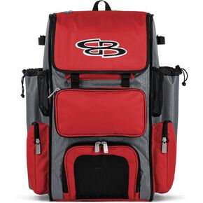 Boombah Superpack Bat Pack -Backpack Version (no wheels) - Holds up to 4 Bats - For Baseball or Softball in Saudi Arabia