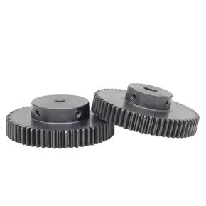Metal Gear 1.5M 68T Keyway/Round Hole Inner Hole 10-40mm Carbon Steel Height 15 1Pcs(19 mm,68T (Round Hole)) in Kuwait
