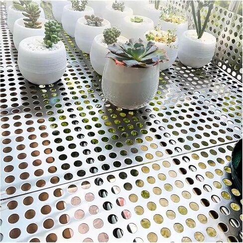 Stainless Steel Perforated Plate,304 Stainless Steel Perforated Sheet - Leak-Proof Window Pads, Durable Stainless Steel Plate for Ventilation, Drainage, and DIY Projects, Corrosion Resistant in Kuwait