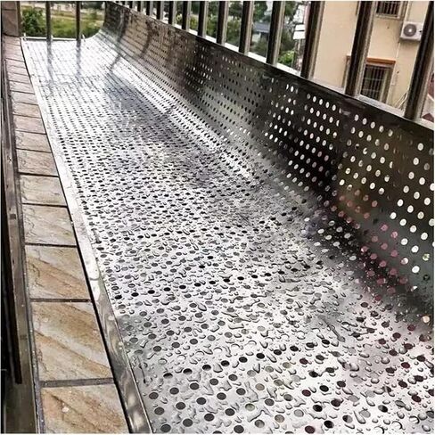 Stainless Steel Perforated Plate,304 Stainless Steel Perforated Sheet - Leak-Proof Window Pads, Durable Stainless Steel Plate for Ventilation, Drainage, and DIY Projects, Corrosion Resistant in Kuwait