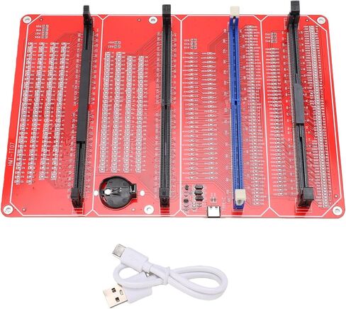 Hilitand Memory Tester, Diagnostic Tool for DDR3 DDR4 DDR5 RAM, with LED Indicators for Open Short Circuit Detection, Compatible with Desktop Server Computers in Kuwait