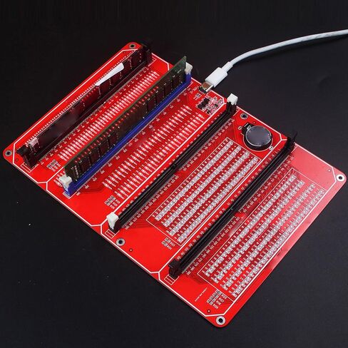 Hilitand Memory Tester, Diagnostic Tool for DDR3 DDR4 DDR5 RAM, with LED Indicators for Open Short Circuit Detection, Compatible with Desktop Server Computers in Kuwait