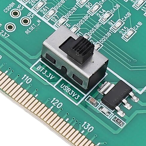 جهاز اختبار الذاكرة DDR5 من WALFRONT، محلل تشخيص الذاكرة DDR5 RDIMM مع مؤشرات LED للكشف عن الدائرة القصيرة المفتوحة، متوافق مع اللوحات الأم لسطح المكتب in Kuwait