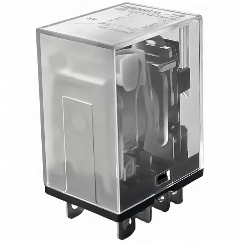 HHC68AL-2Z/HHC68A-2Z 12V DC Relay W/Light DPDT 8-Pin 2 Form C 10A 240VAC/24VDC للوحات التحكم HVAC مقبس صناعي PCB Mount متوافق مع نمط JQX-13F-2Z/NNC68A-2Z in Kuwait