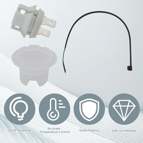 Xspeedonline Upgraded Flammable Vapor Sensor Kit Fit for Rheem SP20172, Fit for AO Smith Fit for Bradford W Specific White FVIR Water Heaters, Includes AP13447-3 FV Sensor & AP13450-3 Cap Plug in Kuwait