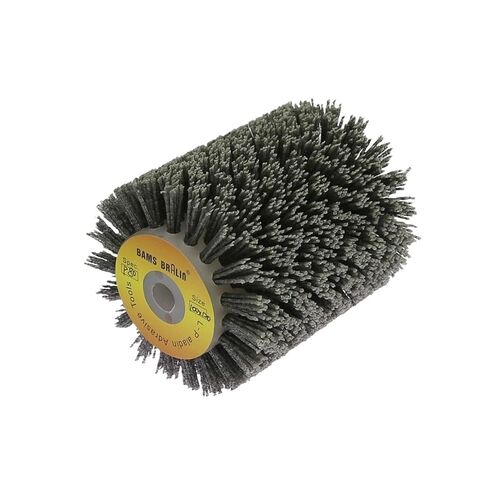 1 pcs 100 * 120 * 13mm Abrasives Nylon Wire Brush Wheel for 9741 Wheel Sander Furniture Metal Polishing Grinding(P120) in Kuwait
