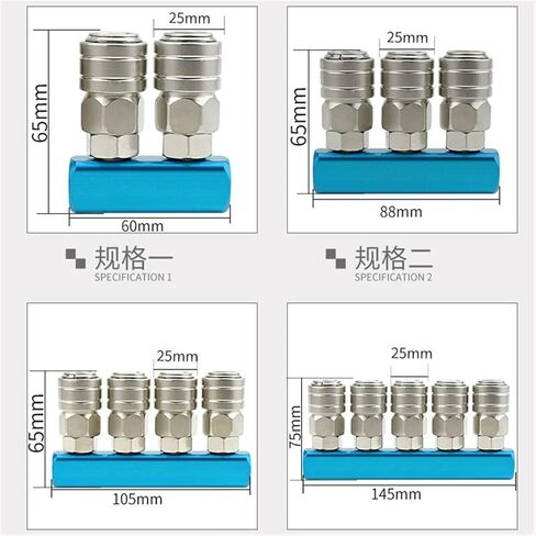 Type C Connector Self-locking Valve Multi-position Pneumatic Split Quick Plugs OSML2 3 4 5 1Pcs(Matteself-locking*OSML6) in Kuwait